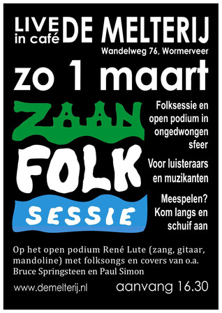 ZaanFolk Sessie 1 februari