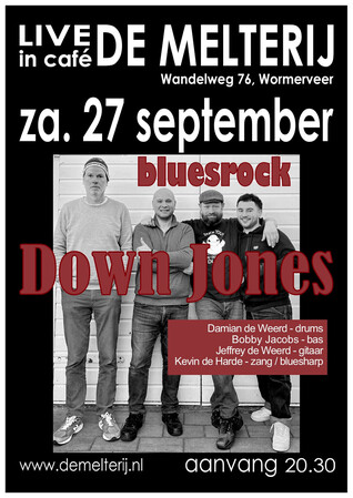 stevige bluesrock Down Jones