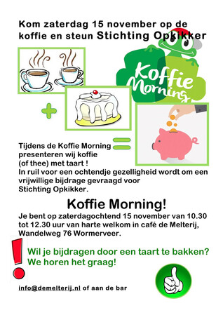 Koffie en Taart voor Opkikker