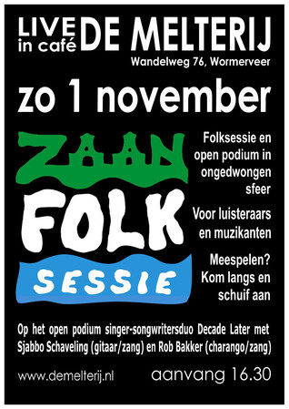 ZaanFolk Sessie 1 november